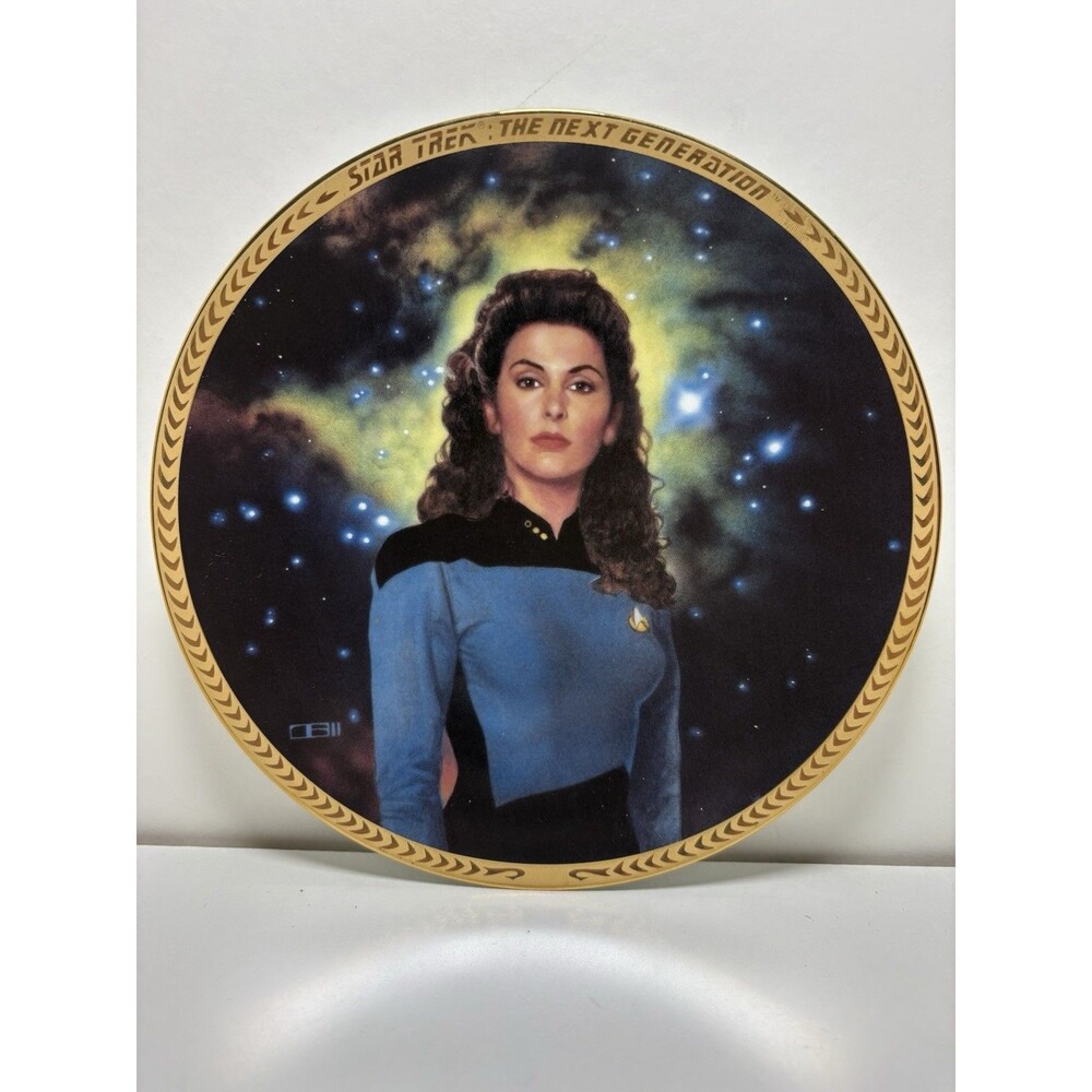 Star Trek The Next Generation "Deanna Troi" Hamilton Collection Plate